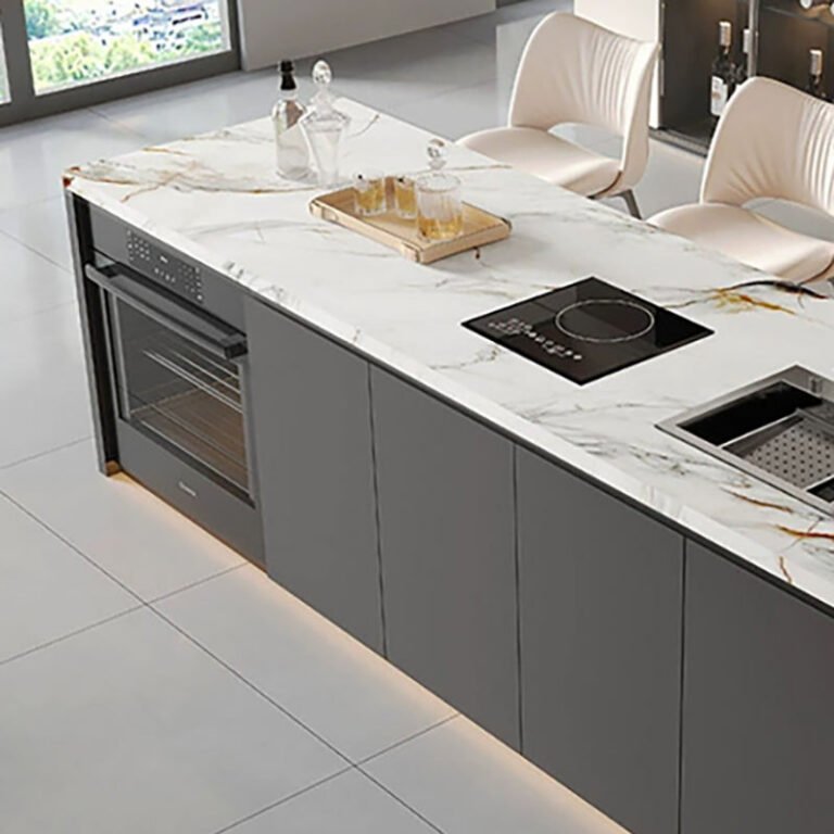 Zero Staining + High Temperature Resistance + Antibacterial: Why Porcelain Countertops Are the Ultimate Choice for Premium Custom Kitchens