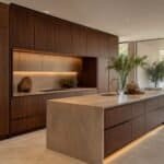 How to Plan Floor-to-Ceiling Kitchen Cabinets with Island Storage