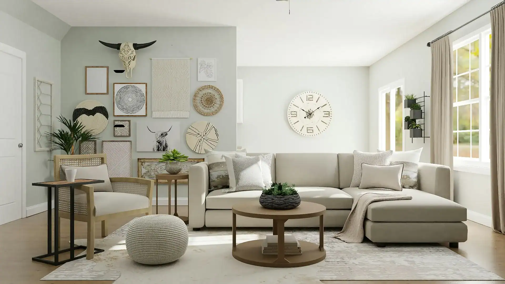 Modern custom home interior