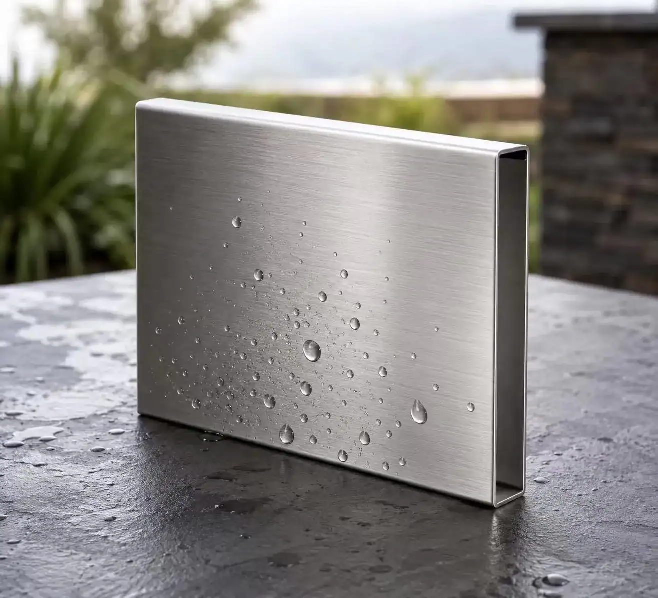 Stainless steel outdoor BBQ cabinet material for custom outdoor kitchen