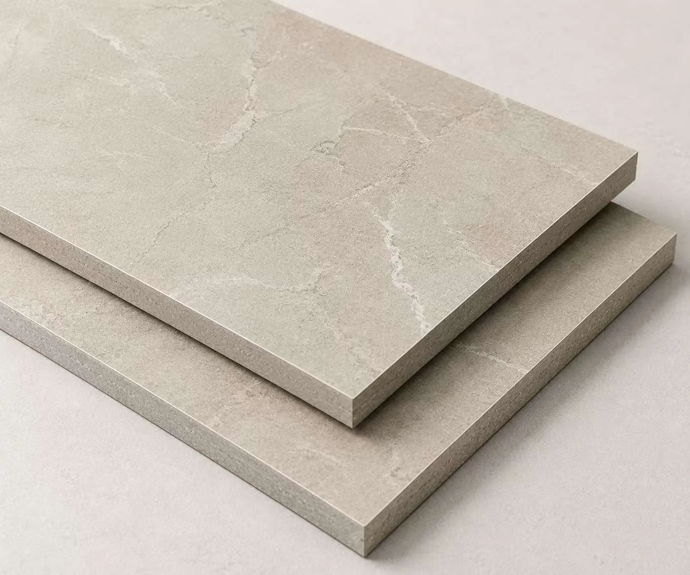 Stone-look outdoor cabinet material sample