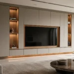 Built In TV Wall Cabinet with Storage: Plan the Wall First