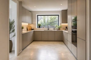 How to Plan Cabinet Runs in a U-Shaped Kitchen Without Closing In the Room