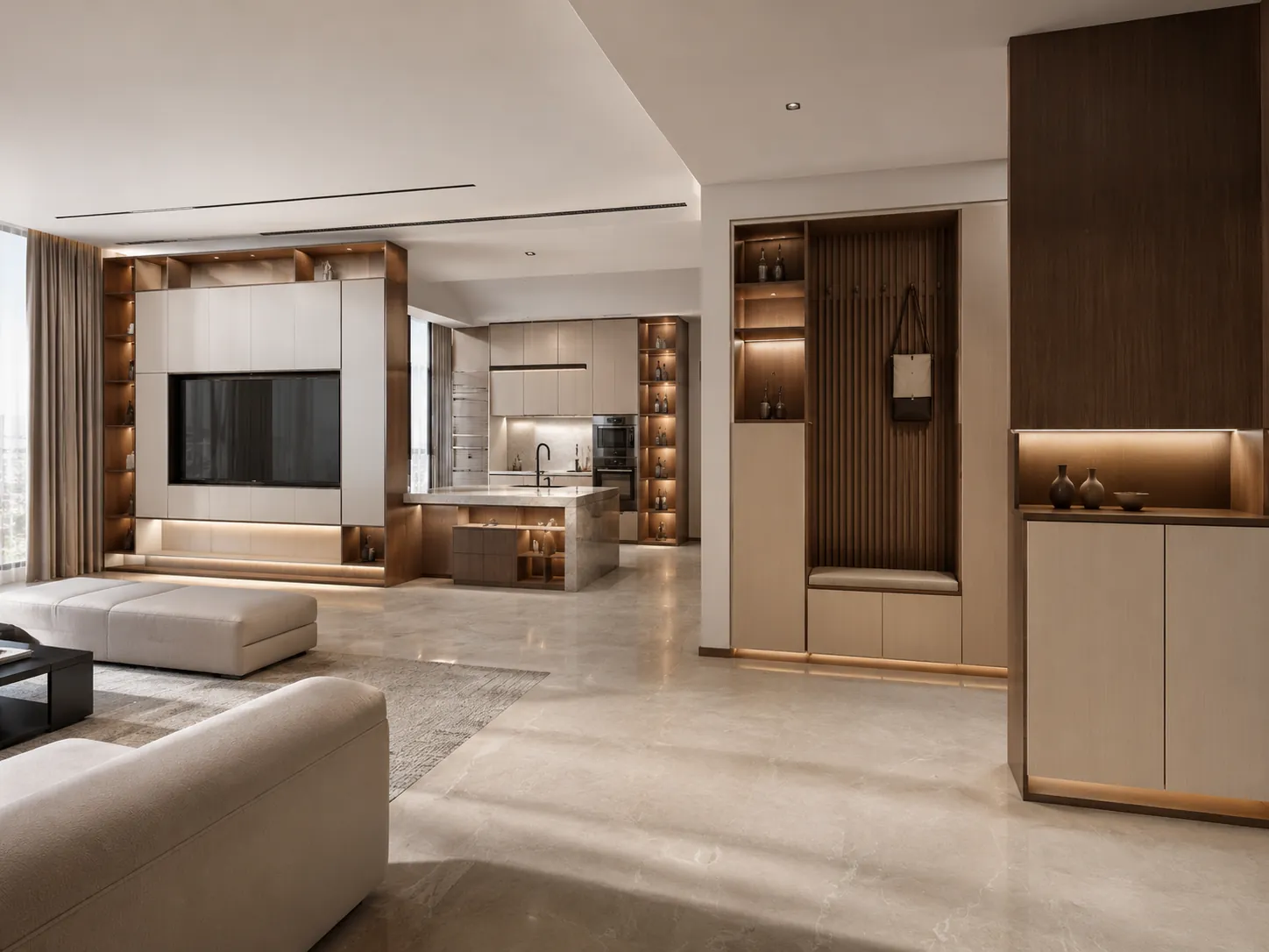 Whole house custom cabinetry for modern residential project