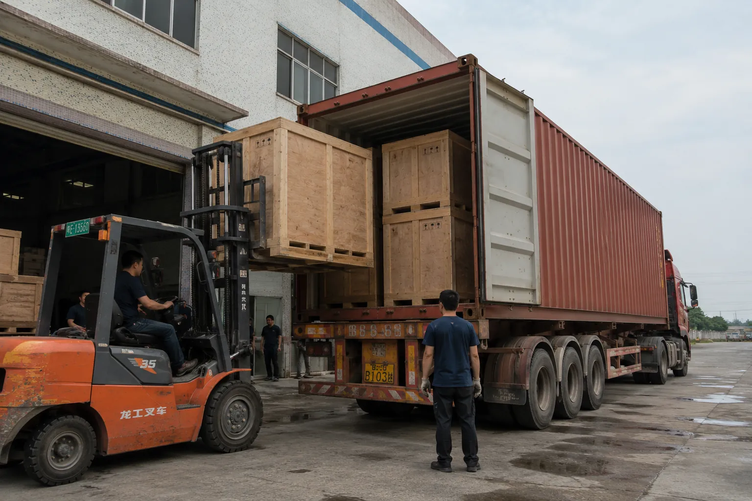 Custom cabinet delivery packing and project support