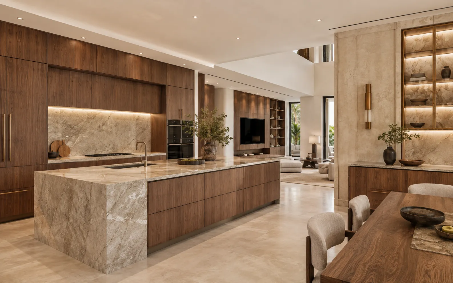 Villa custom cabinet and whole-house furnishing project