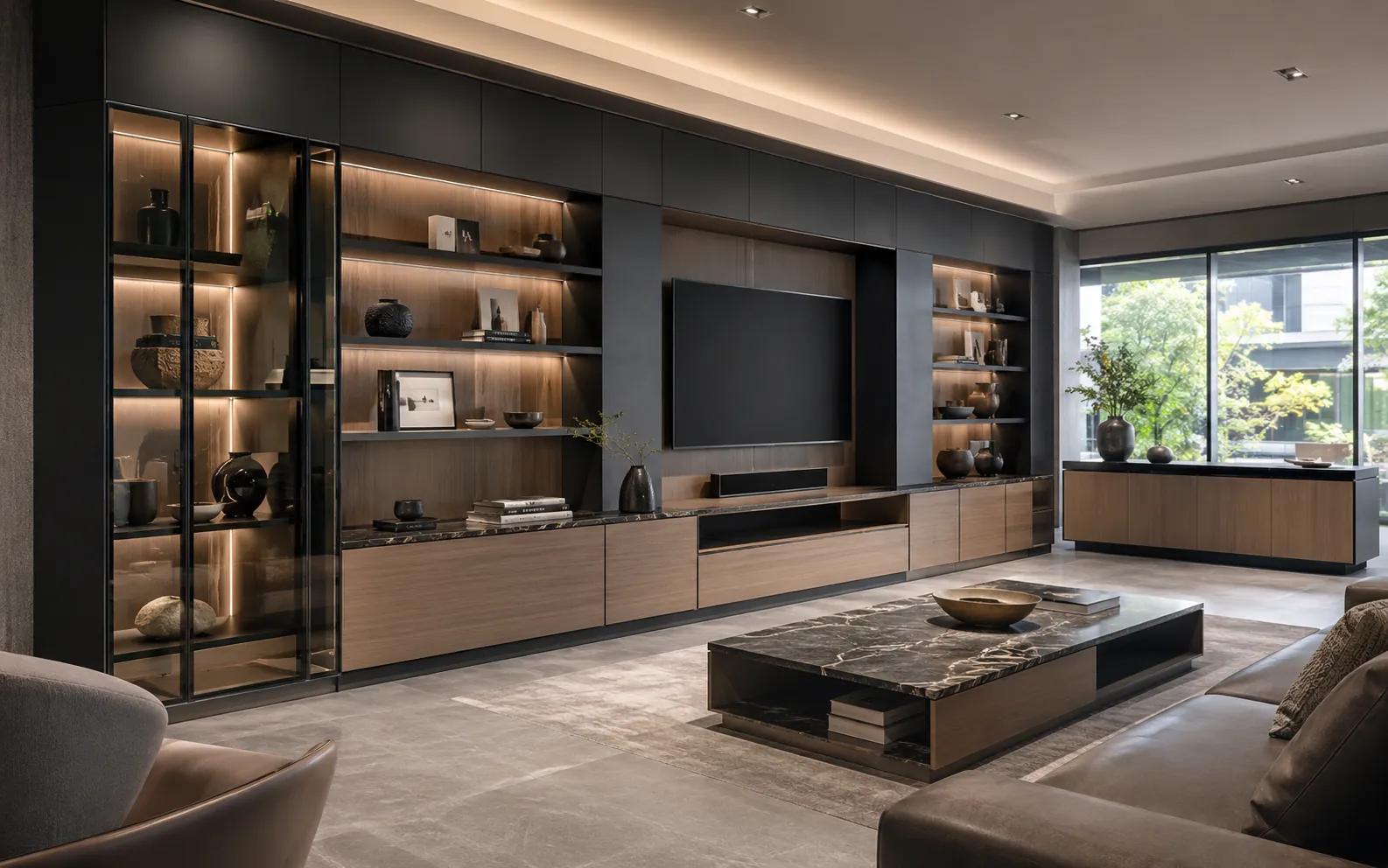 Residential and commercial custom cabinet project