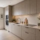 Custom Galley Kitchen Cabinet for Apartment Renovation