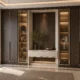 Luxury Foyer Cabinet for Villas and Projects