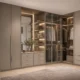 Custom Master Bedroom Walk-In Closet for Private Suite Storage