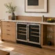 Under Counter Stainless Steel Wine Cabinet for Home Bars