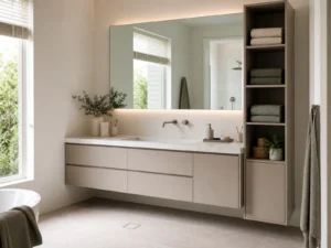 Bathroom Vanity Cabinet Storage Ideas to Confirm Before a Wall-Mounted Vanity Is Made