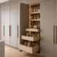 Full Height Pantry Cabinet with Pull Out Shelves
