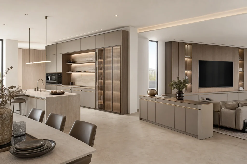 Light Luxury Whole House Furniture for Villa Project
