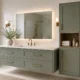Wall Mounted Vanity Cabinet with Side Storage Tower