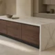 Waterfall Stone Kitchen Island Table